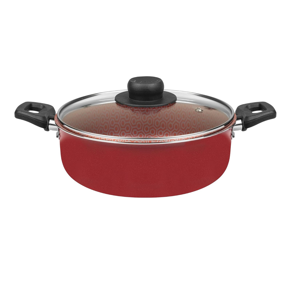 Ekco Cacerola con Tapa Classic de Aluminio Antiadherente - 20 cm - Rojo
