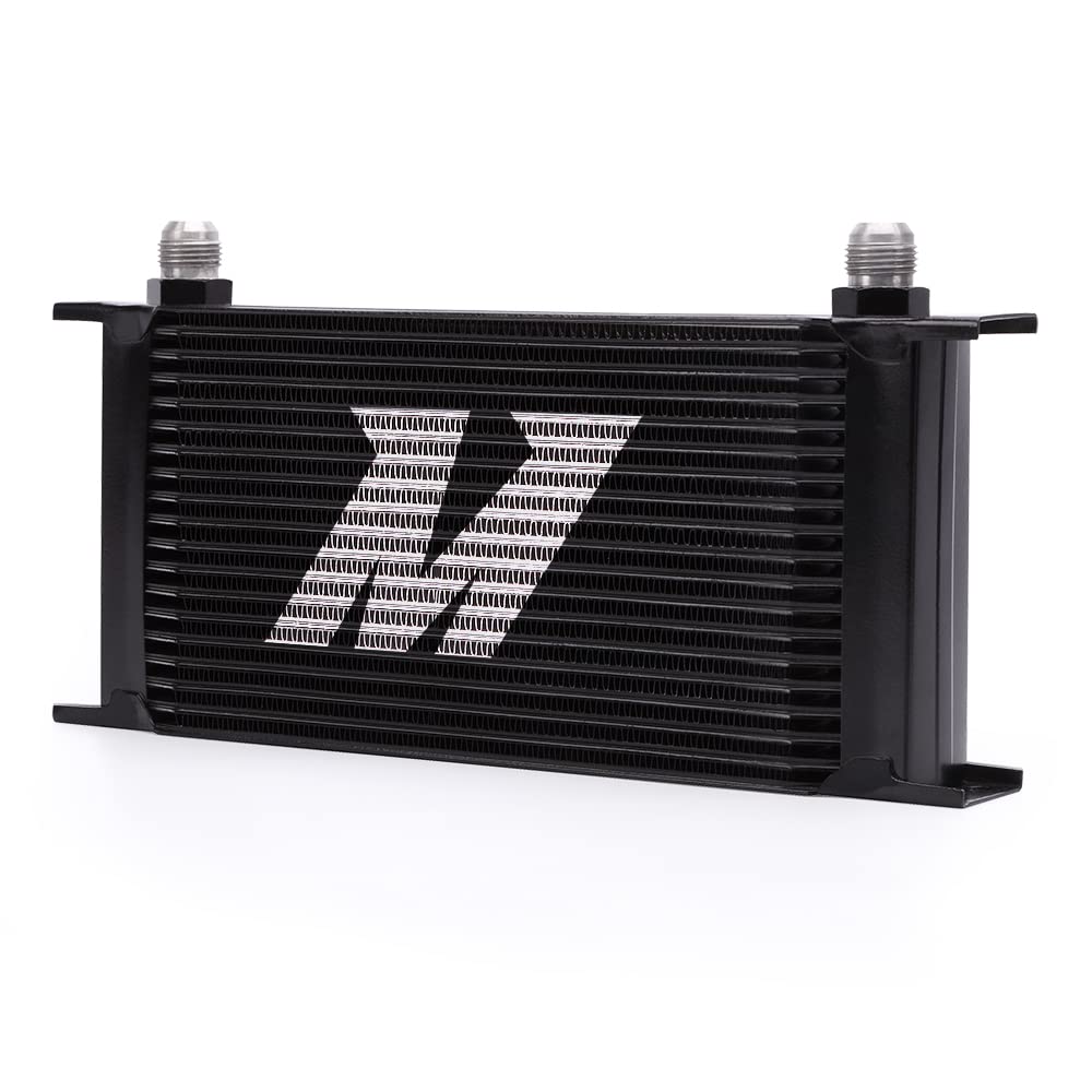 Mishimoto MMOC-19BK Enfriador de aceite universal de 19 filas, negro