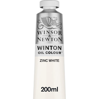 Winsor & Newton Winton Pintura de Óleo 200 ml - Blanco (Zinc White 748)