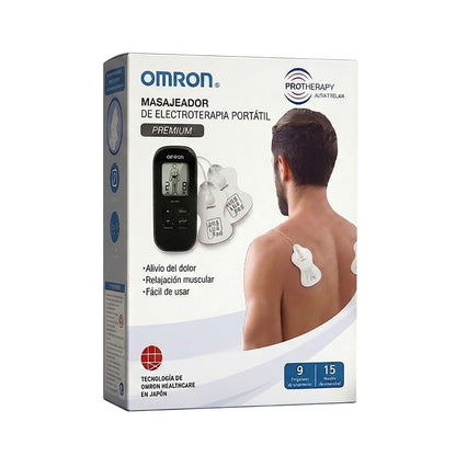 OMRON Masajeador de electroterapia portátil HV-F021 con 3 modos de masaje y 6 modos de tratamiento