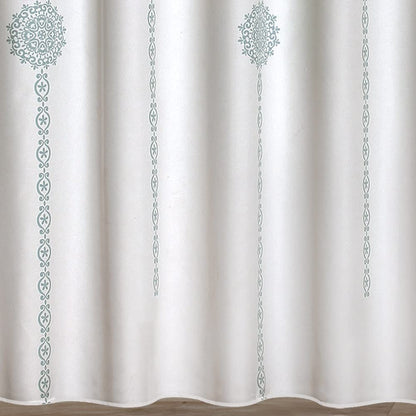 Lush Decor - Cortina de Ducha con diseño de Damasco Bohemio y Mandala, 72 x 72 Pulgadas, Color Rubor