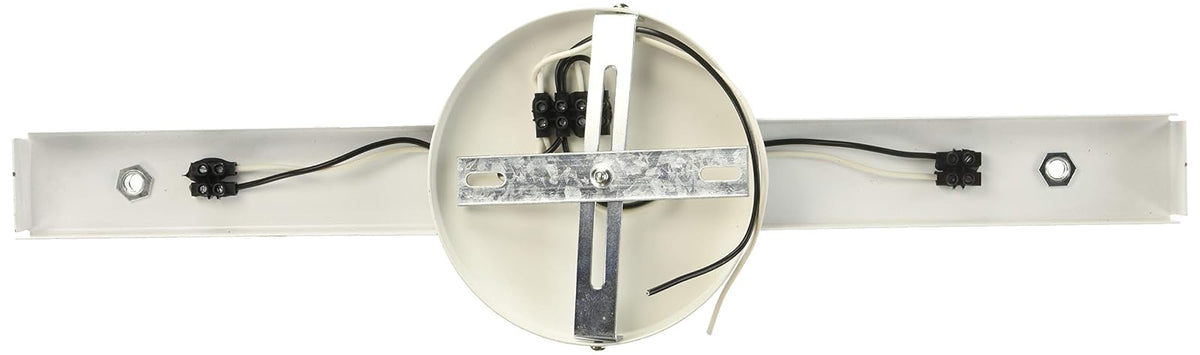 MAXXI MX-ACC02/B Riel Corto para Máximo 3 Luminarios, color Blanco, 50 cm