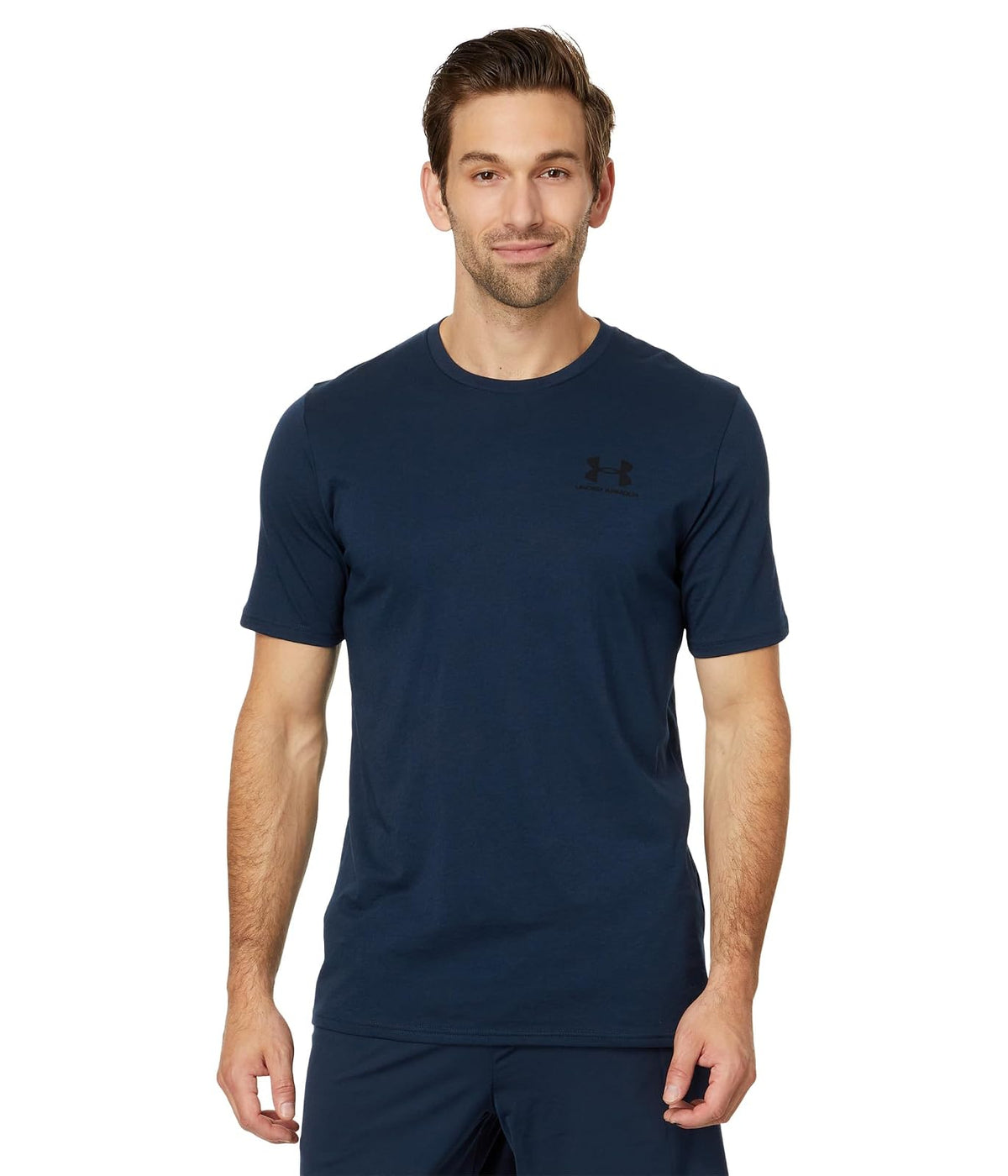 Under Armour Sportstyle Left Chest Camiseta de Entrenamiento para Hombre - Azul (Academy Blue - Black - 408) - 4X-Grande Alto