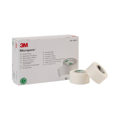 Micropore - Cinta Adhesiva 3M 1530-1 (Paquete De 12)