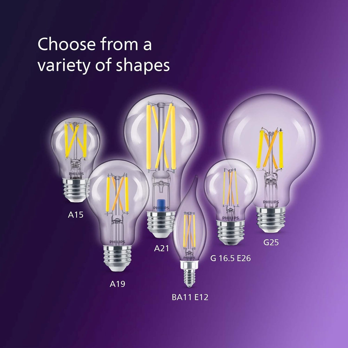 3 Focos Philips LED Vela BA11 6.6W Luz Cálida