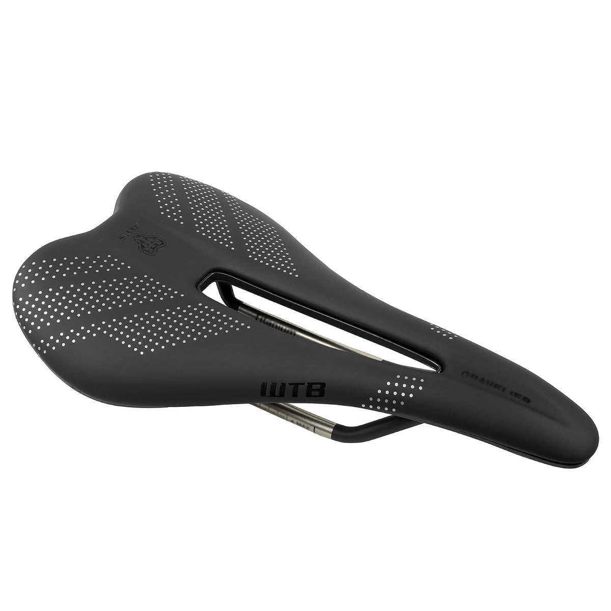 WTB - Sillín de Bicicleta con Grava – 246 x 140 mm, Base Flexible con tecnología Fusion Form, Recorte de Alivio perineal para Paseos en Grava y Resistencia – Montaje de Herramienta Integrado