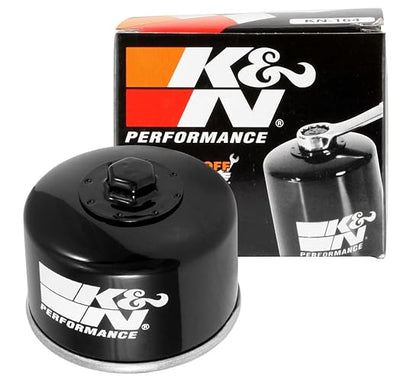 K&N KN-164 Filtro de Aceite para Motocicleta BMW, Negro