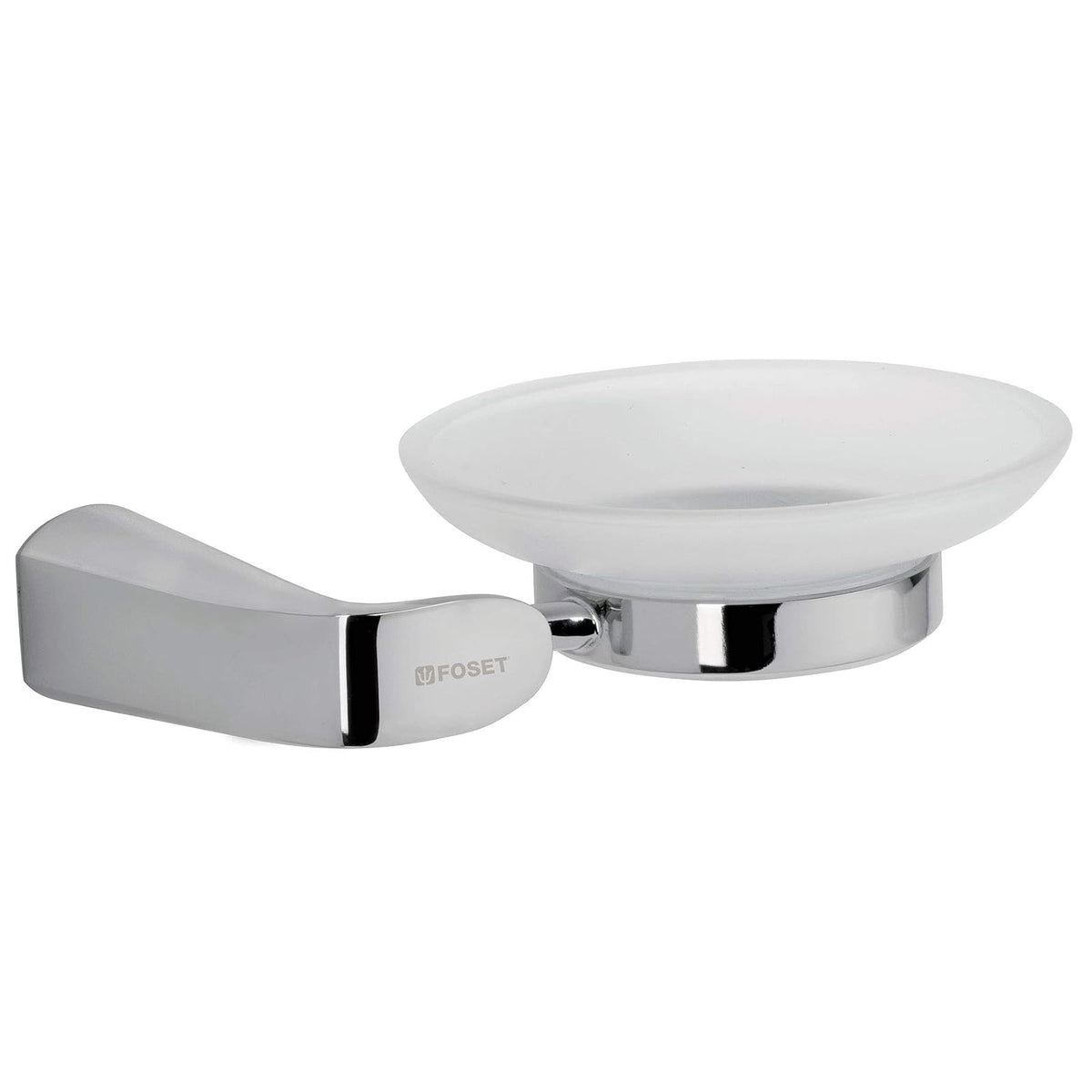 Foset Riviera RIA-74, Jabonera con plato de vidrio, cromado, línea Riviera - Cromo