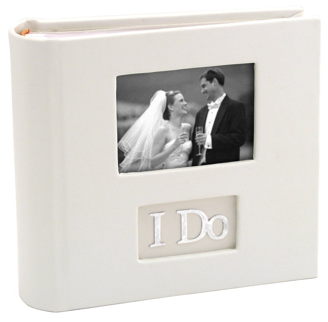 Malden International Designs Álbum de Fotos para Boda - "I Do" White - Uno