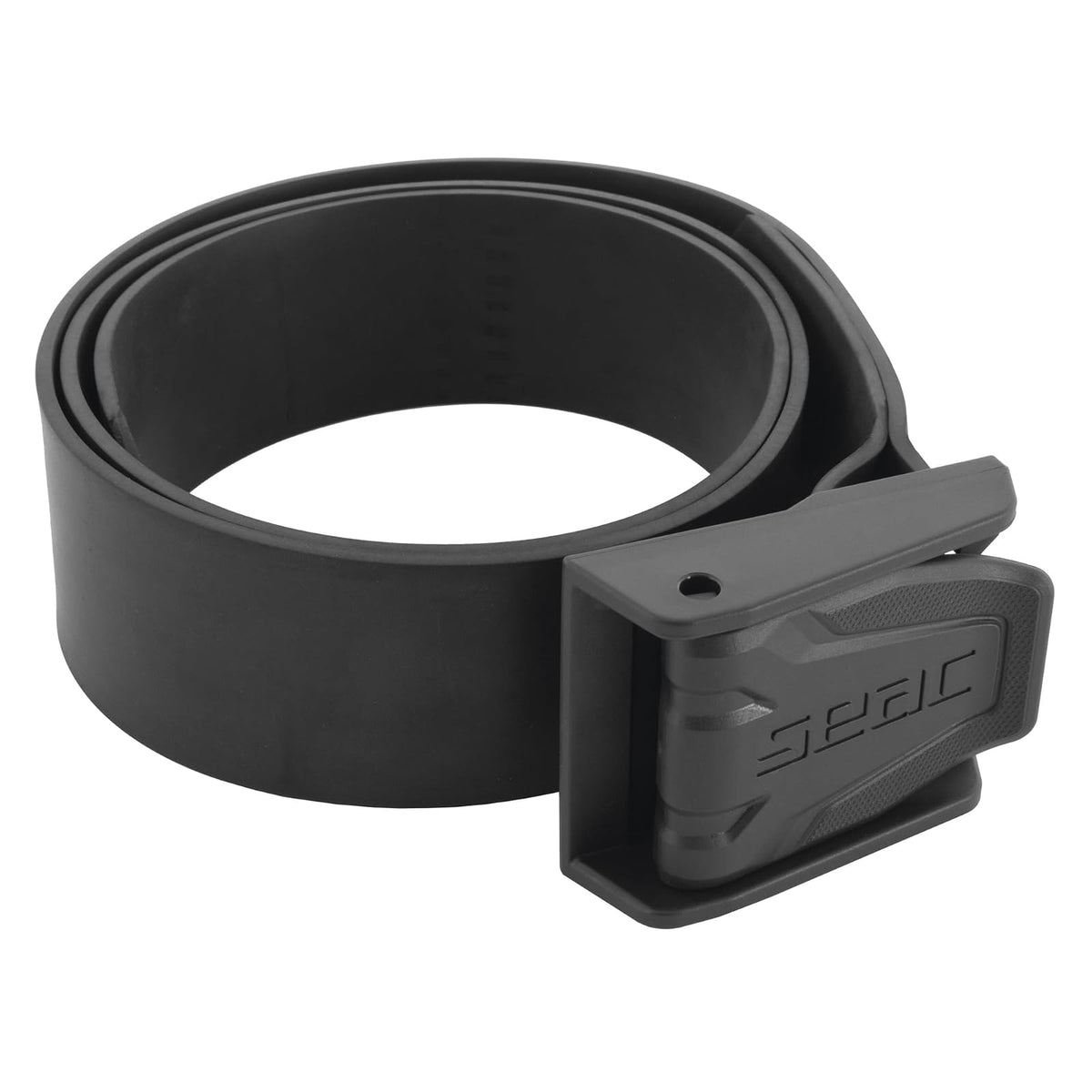 SEAC Cinturón de goma estándar, negro, ajustable
