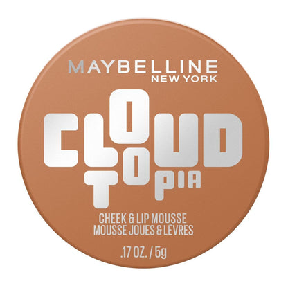 Maybelline Cloudtopia Rubor en Mousse Mejillas y Labios Rojo Etéreo - Cielo tostado