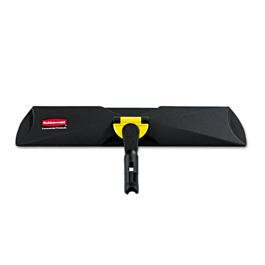 Rubbermaid Q559 18 Pulgadas de Largo x 3-3/8 Pulgadas de Ancho x 1-3/4 Pulgadas de Alto, Color Negro, Marco de plástico estándar de conexión rápida y Secado húmedo