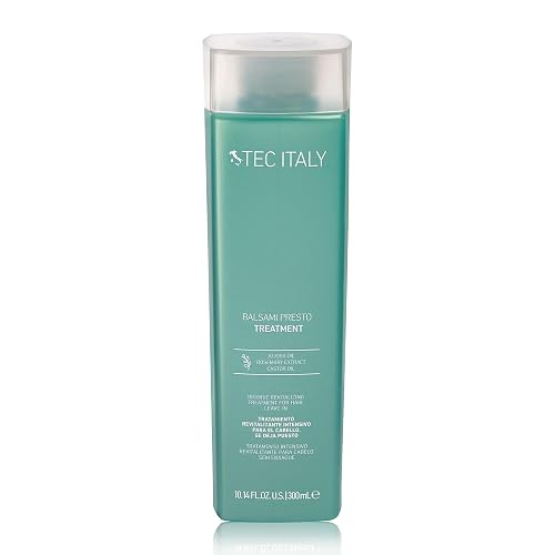 TEC ITALY Balsami Presto Tratamiento Revitaliza Suavidad Brillo 300 ml | Devuelve suavidad y brillo, mejora la manejabilidad y reduce el frizz. Con complejos proteínicos y botánicos.