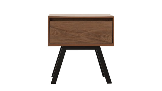Tugow Buró con 1 Cajón Color Nogal - Madera Industrializada