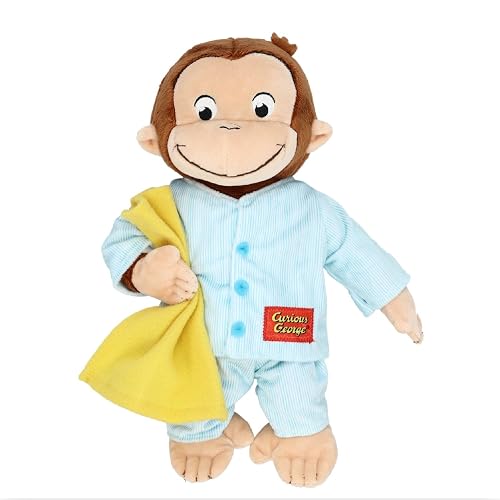 Kids Preferred - Peluche de Mono de Jorge el Curioso para niños, Animal de Peluche de Juguete Suave y Bonito para abrazar, Regalo para bebés, niños y niñas, Peluche de 30 cm