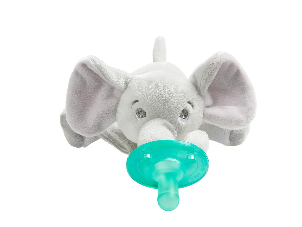 Philips Avent Soothie Peluche Sujeta Chupón, Jirafa, 0m+ - Estándar - Elefante (0-3 Months)