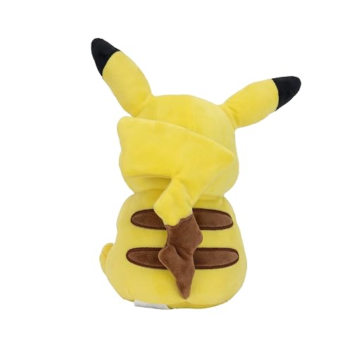 Pokémon - Peluche Oficial de Pikachu de 20.3 cm de Calidad Premium, Adorable, ultrasuave, Juguete de Peluche, Perfecto para Jugar y exhibir, Gotta Catch 'Em All, Amarillo