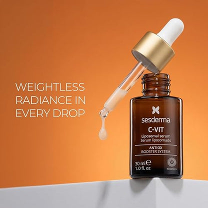 SESDERMA C-VIT Serum Facial Vitamina C Suero Hidratante Anti Edad Anti Manchas Tonificador y Reafirmante 30 ml