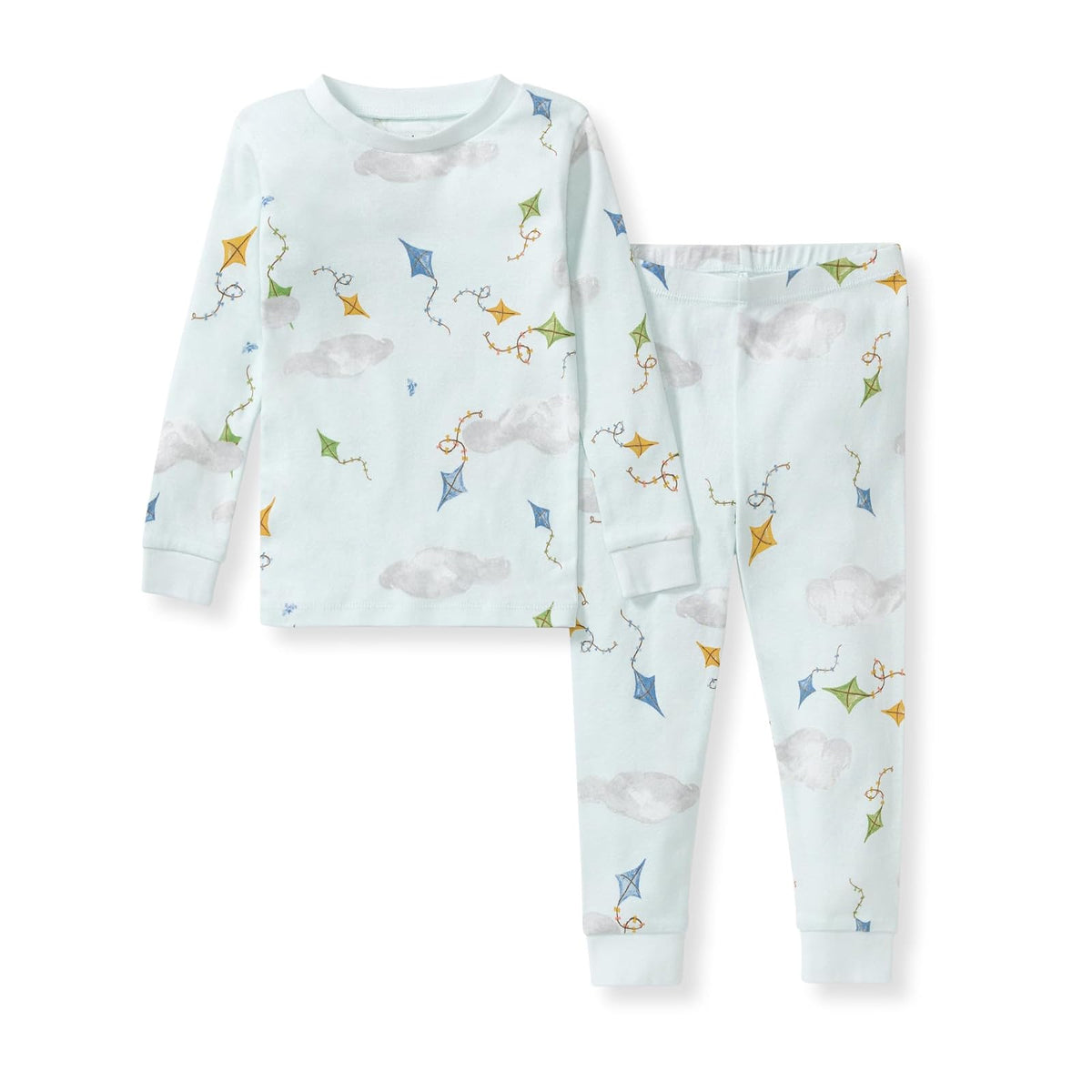 Burt's Bees Baby pijama de 2 piezas de algodón orgánico - Festival de cometas - 18 Meses