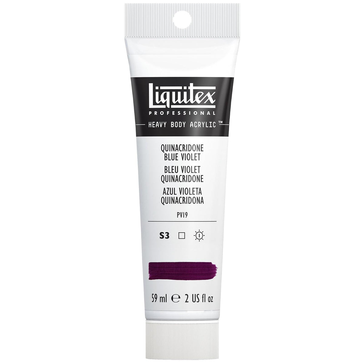 Liquitex Heavy Body pintura acrílica Brilliant Purple 59 ml - Azul (Quinacridone Blue Violet 118)