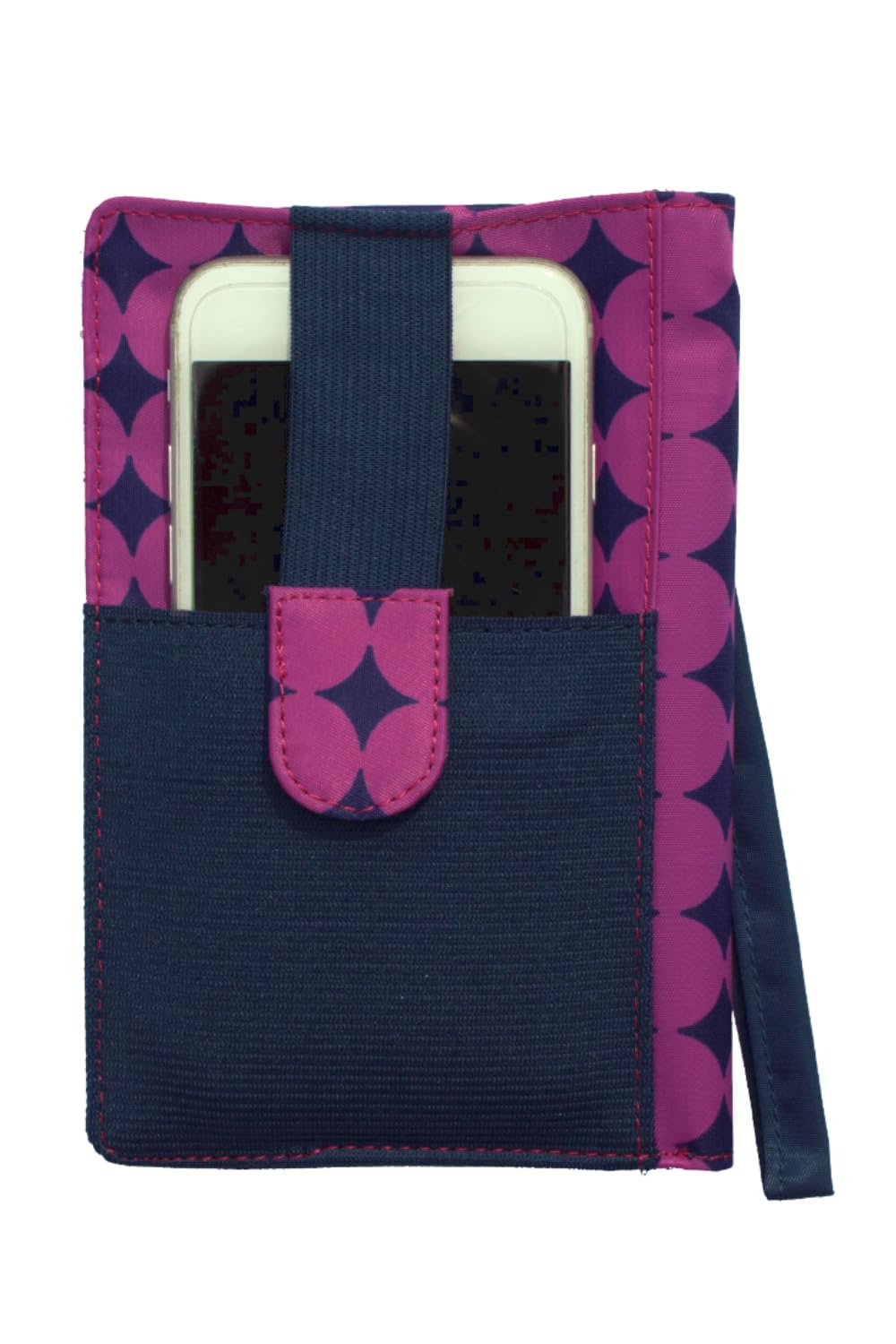 Big Skinny Cartera Bi-Fold Delgada myPhone para Mujeres Talla Grande, Capacidad para Hasta 20 Tarjetas