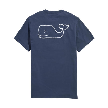 Vineyard Vines Playera clásico de Manga Corta con Bolsillo de Ballena Camiseta para Hombre