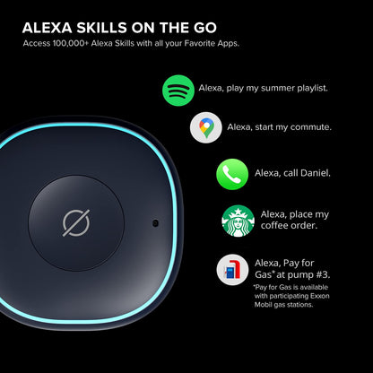 iOttie Aivo Boost - Cargador de Automóvil Integrado en Alexa, USB-C PD/USB-A QC, se Adapta a Dispositivos Apple, Android, Google