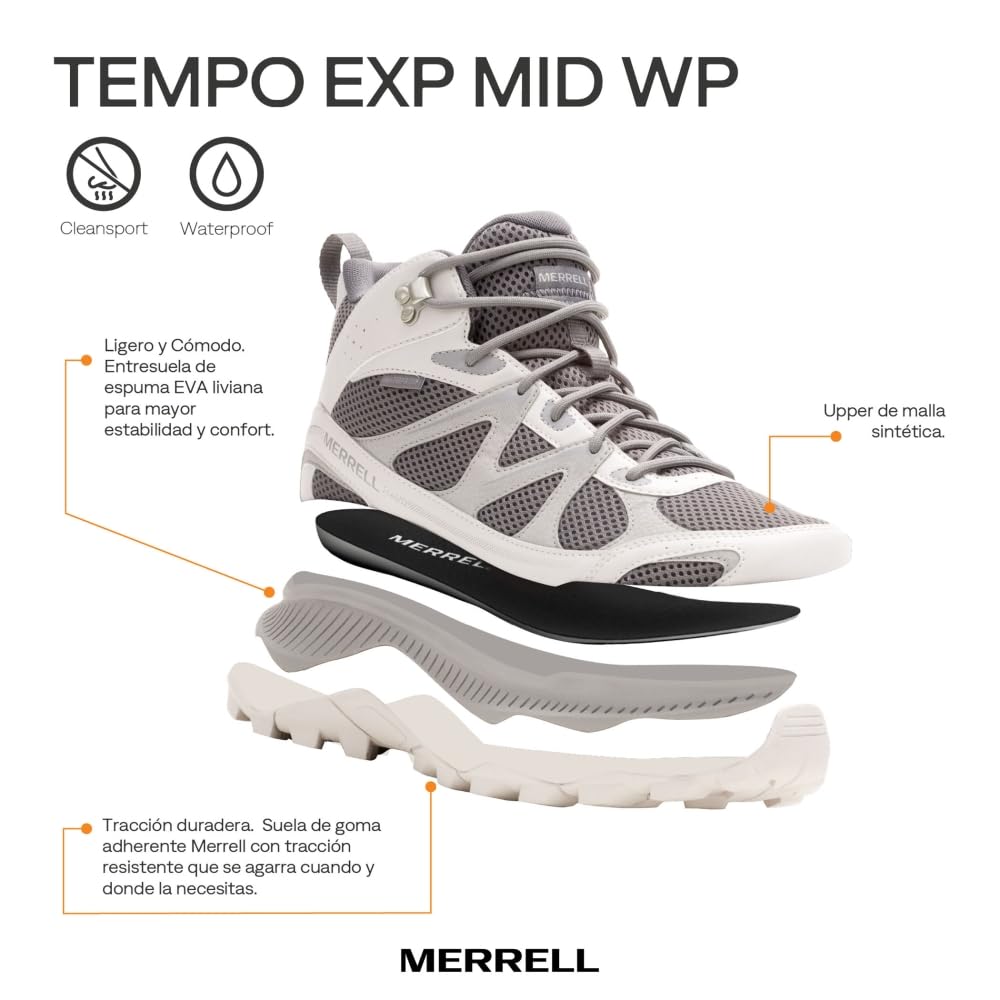 Merrell Tempo Exp Mid Wp Botas para senderismo para mujer