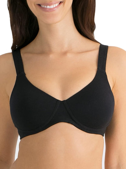 Fruit of the Loom Brasier sin Varillas Antigravedad para Mujer - Negro - 36B