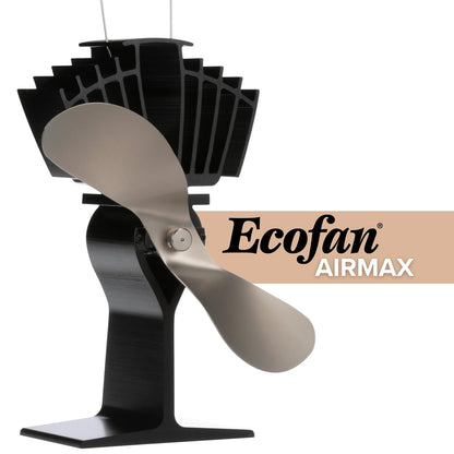 Ecofan AirMax - Ventilador de estufa de calor - Diseño clásico potente, rendimiento excepcional, perfecto para estufas de leña, 175 CFM, circula el aire caliente de manera eficiente y reduce el costo