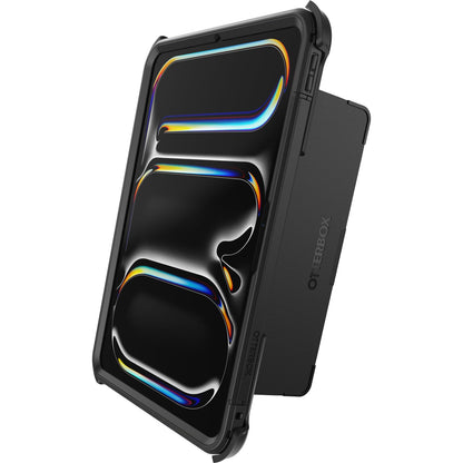 OtterBox Defender Series - Funda para iPad Pro de 11 Pulgadas (M4) (2024) - (Negro) (Transparente/Negro), Resistente, Duradera, protección de Revestimiento múltiple (la Unidad se envía en Bolsa de