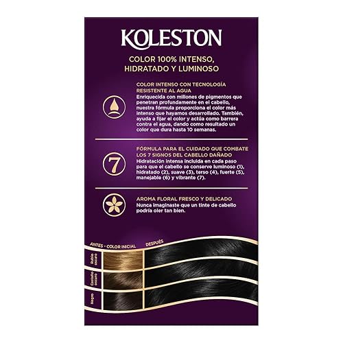 Koleston Tinte Permanente 10 Negro Infinito (Paquete de 3)