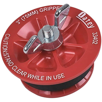 Oatey Tapón de Prueba Mecánico 3 Pulgadas 5 PSI Plástico 110°F Rojo