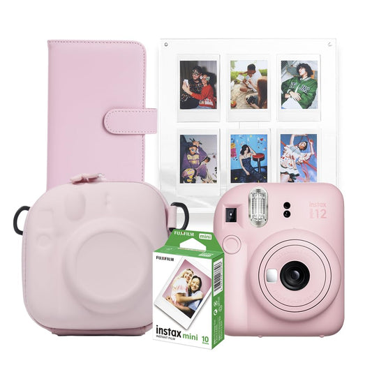 Fujifilm Pack instax Mini 12 Rosa + 2 Pack + Accesorios