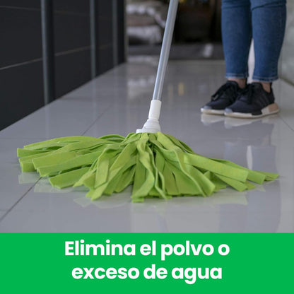 Scotch-Brite 3M Trapeador Extra Largo con Palo + 3M Respuesto de Trapeador Extra Largo