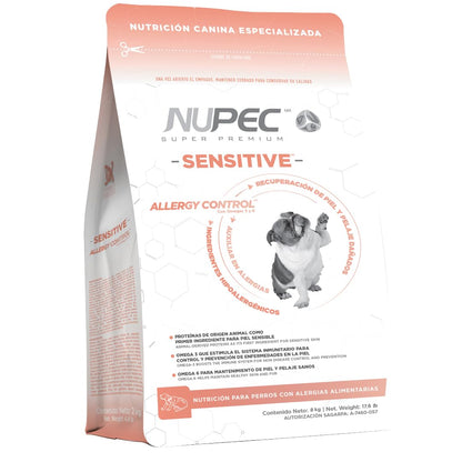 Nupec Weepec Sensitive Alimento para Perro Control de Alergias - 8 kg (Paquete de 1)