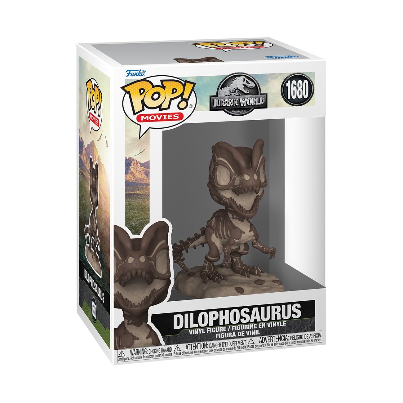 Funko Pop! Movies: Jurassic Park​ Fossil - Dilophosaurus