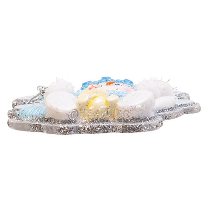 Kurt Adler - Figura Decorativa de Copo de Nieve para bebé, 10,16 cm