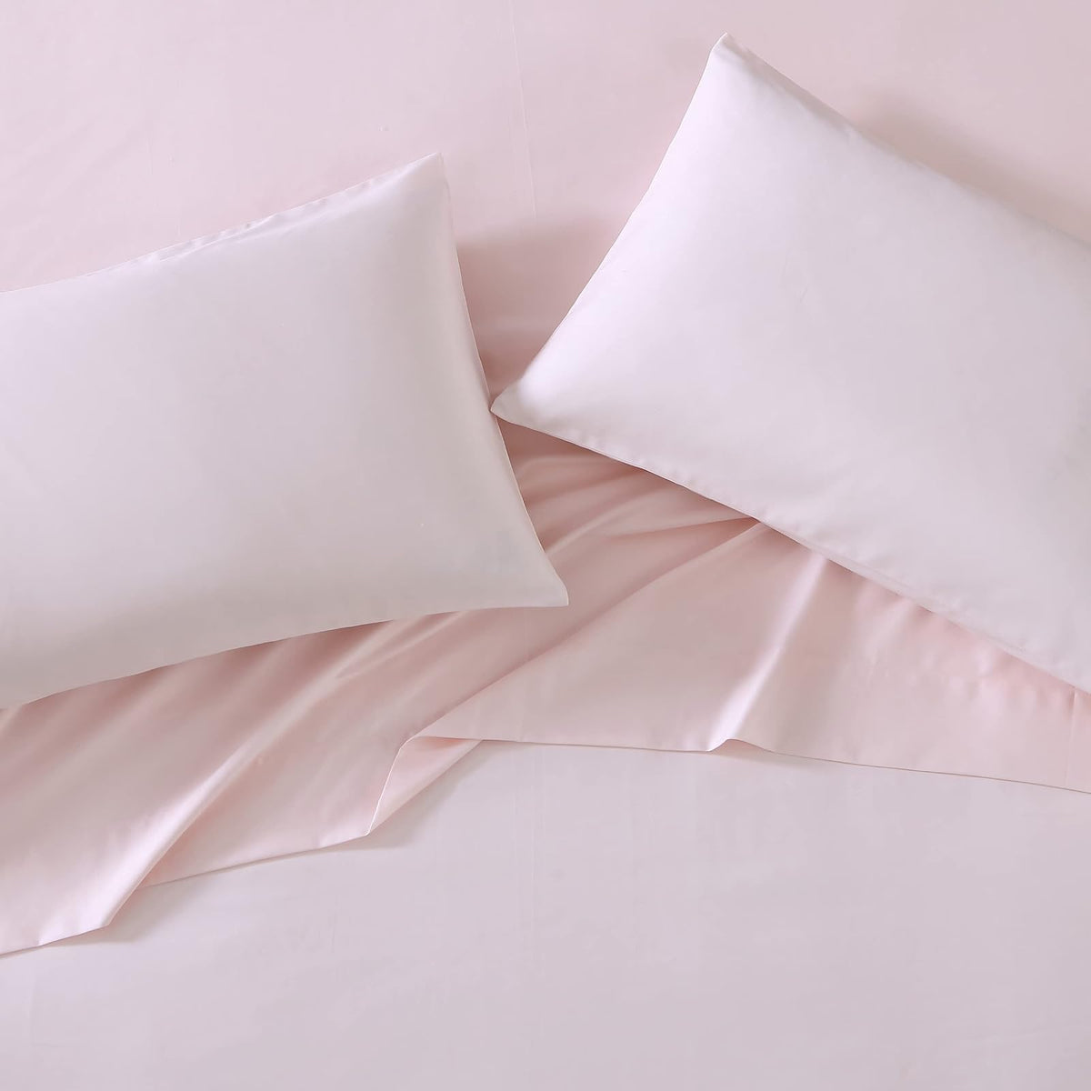 Laura Ashley - Juego de sábanas Queen con Fundas de Almohada para recámara | Sábana bajera ajustable de algodón y satén totalmente elástica, ajuste seguro de bolsillo profundo, fácil cuidado