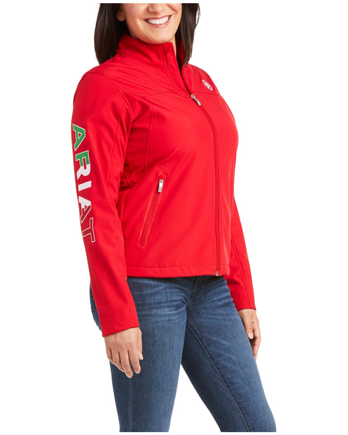 ARIAT Classic Team Mexico - chamarra resistente al agua Softshell para mujer