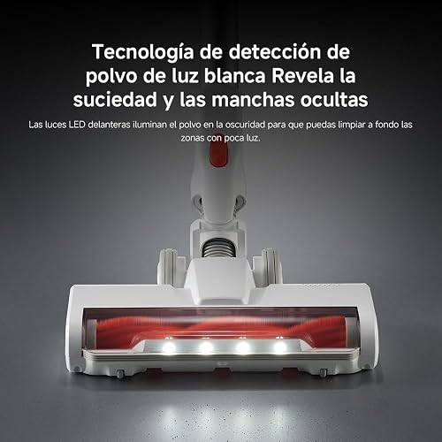 XIAOMI Vacuum Cleaner G20 Lite,Aspiradora inalámbrica con 18000 Pa y 65AW | Batería de Larga duración,Cepillo multisuperficie,Luces LED,Filtración de 5 etapas 99.9%,para Pisos, alfombras, Grietas y más