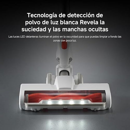 XIAOMI Vacuum Cleaner G20 Lite,Aspiradora inalámbrica con 18000 Pa y 65AW | Batería de Larga duración,Cepillo multisuperficie,Luces LED,Filtración de 5 etapas 99.9%,para Pisos, alfombras, Grietas y más