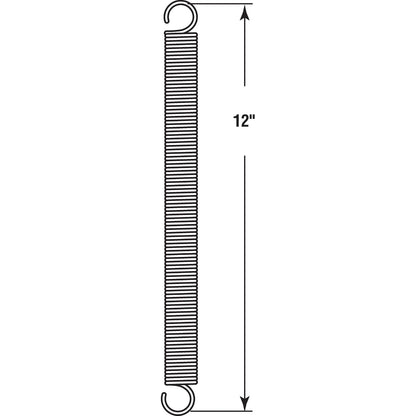 Century Spring C-303 muelles de extensión, 30,5 cm