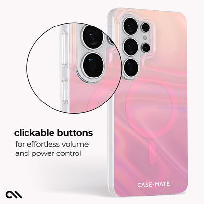 Case-Mate - Funda de jabón para Samsung Galaxy S26 Ultra [Carga magnética e inalámbrica] - Funda de teléfono para Mujer con protección contra caídas de 12 pies, Cubierta magnética para Samsung Galaxy
