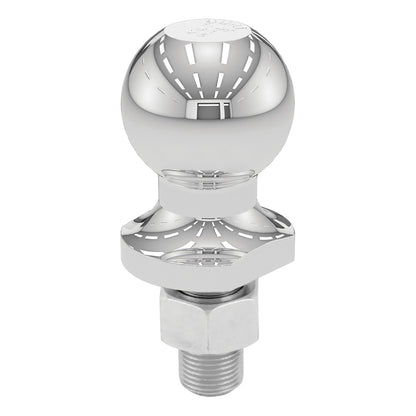 Curt 40061 Bola de Enganche de Remolque cromada, 2 Libras, 1-7/8 Pulgadas de diámetro, vástago de 3/4 x 1-5/8 Pulgadas