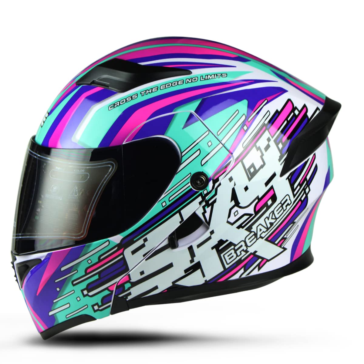 Casco Motocicleta Completo ABATIBLE Marca Edge - Boss - Cerrado Visor ANTIVAHO Certificado Dot Moto Moto Casco Cascos…