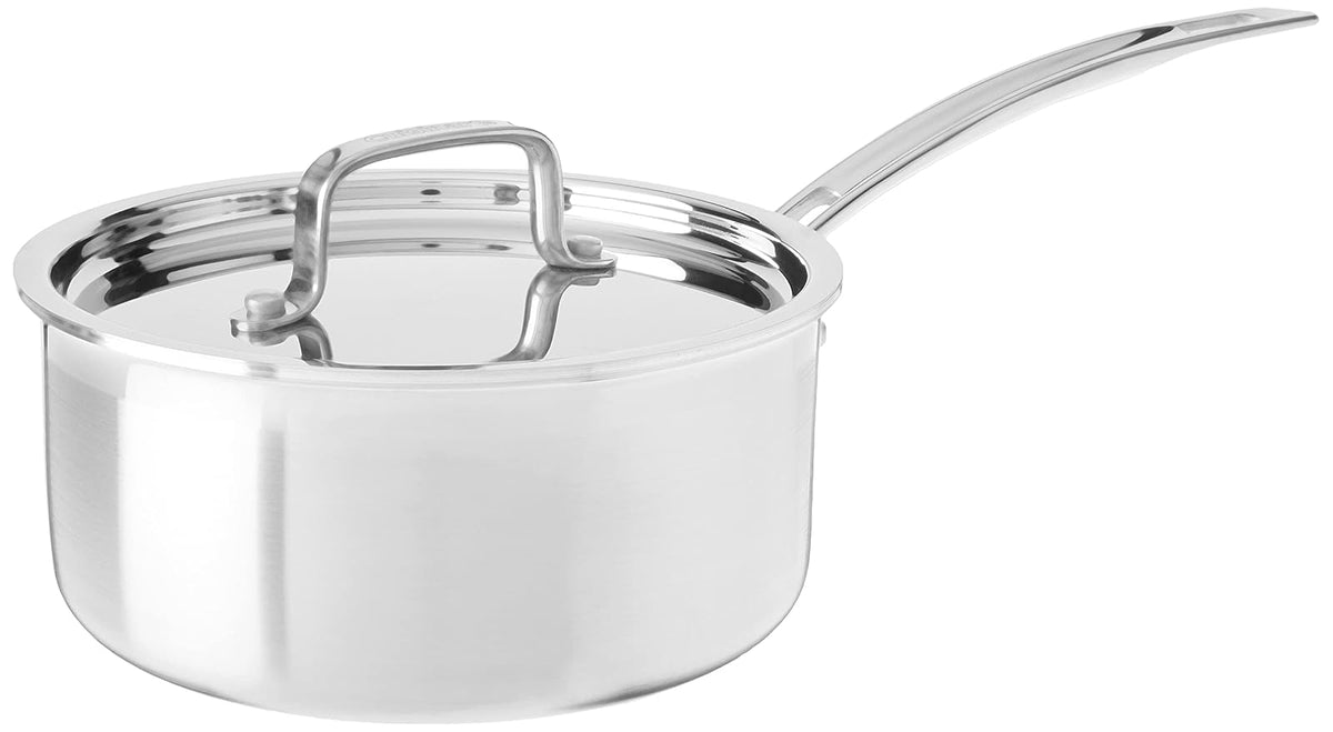 Cuisinart MultiClad Pro Línea de Utensilios de Cocina de Acero Inoxidable - 1.9 Litros - Cacerola de acero inoxidable con tapa