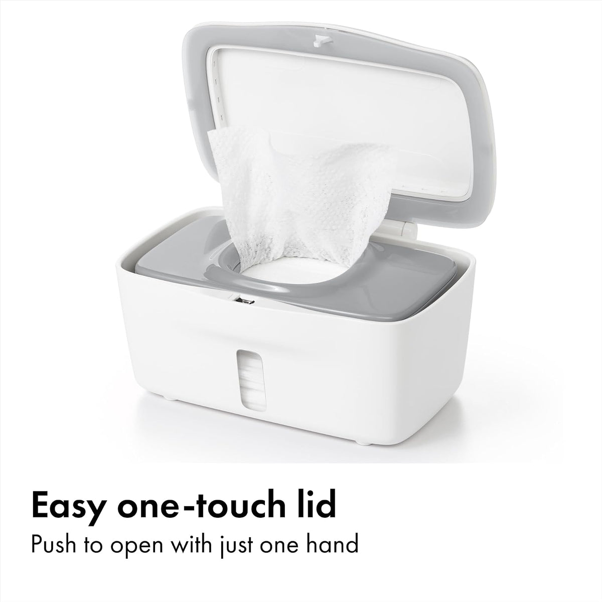OXO Tot Perfect Pull, Dispensador para Toallitas Húmedas, Gris