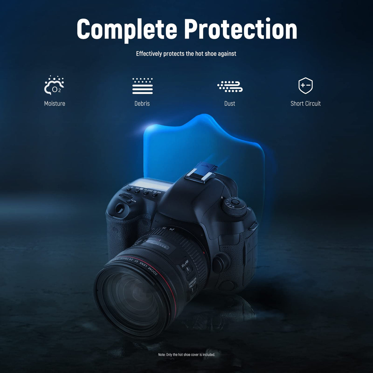 NEEWER 4 Piezas de Tapa de Zapata para Cámara Compatibles con Cámaras Canon EOS R5C R5 R6 RP R 7D Mark II 6D Mark II 5D Mark IV III 1D Mark IV M50 M5 Mark II Rebel T8i T7i Nikon Z9 Z7 D90 D7500