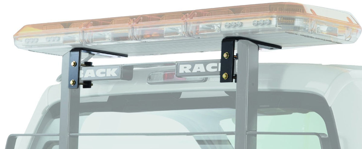 BACKRACK Soporte para Barra de Luz 91006, Negro, 2 Unidades